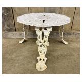 Victorian Style White Cast Iron Grapevine Pattern