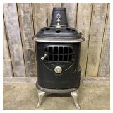 Antique Cast Iron No. 22 C Pot Belly Parlor Stove