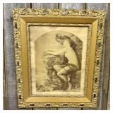Early 20th Century Pictorialist Seated Nude Study