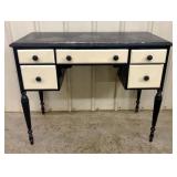 Vintage Neoclassical Style Two-Tone Painted Wooden