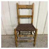 American Country Style Ladder-Back Side Chair with