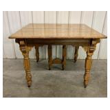 American Victorian Quarter Sawn Oak Extension Dini