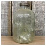 Vintage Camp Minnow Trap Glass Bait Jar Checotah O