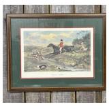 William Shayer, Full Cry, Hand-Colored Engraving a