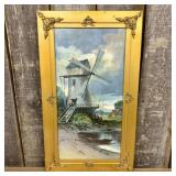 Mid-20th Century Framed Offset Lithograph of a Dut