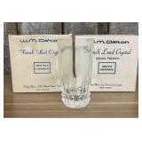 A Pair of W.M. Dalton French Lead Crystal Beverage