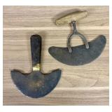 Two Antique Hand Tools: A Rocking Herb Chopper and