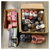 An Assortment of Automotive Maintenance Supplies,