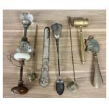 A Collection of Seven Antique and Vintage Metalwar