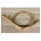 Vintage Copper and Brass Circular Hunting Horn Mad
