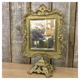 Antique Rococo Revival Style Cast Brass Tabletop V