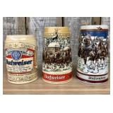 A Trio of Budweiser Commemorative Holiday and Labe