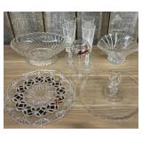 A Nine-Piece Collection of West German Lead Crysta