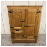 Antique Belknap Blue Ribbon Quartersawn Oak Three-