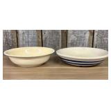 A Pair of Vintage American Ceramic Bowls by McCoy