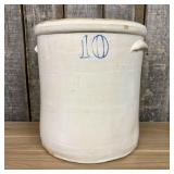 Ten-Gallon Stoneware Crock Attributed to Buckeye P