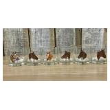 A Set of Six Vintage Thoroughbred Triple Crown Win