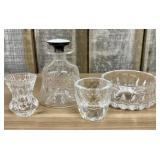 An Assortment of Decorative Crystal and Art Glass