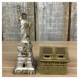 Two Early 20th-Century Statue of Liberty and Archi