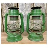A Pair of Chalwyn Tropic Kerosene Hurricane Lanter