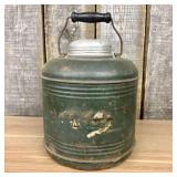 Vintage Insulated Thermal Picnic Jug with Ceramic