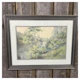 Paul Sawyier, River Pathway, Limited Edition Litho