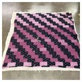 Late 19th to Early 20th Century Hand-Quilted Patch