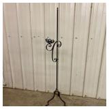 Vintage Wrought Iron Adjustable Floor Standing Can