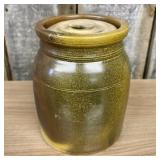 American 19th Century Salt-Glazed Stoneware Storag