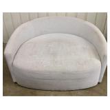 Modern Upholstered Oversized Swivel Cuddle Chair