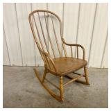American Windsor Style Hoop Back Rocking Chair