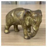 Cast Iron Elephant Still Bank in the Style of A.C.