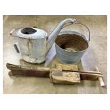 A Trio of Antique and Vintage Agricultural and Gar