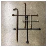 An Assortment of Five Forged Steel Automotive and
