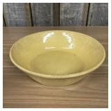 Large Antique Yellowware Earthenware Pantry Bowl