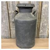Antique Milk Can with Mushroom Lid