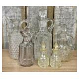 A Collection of Vintage American Pressed Glass Cru