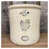 Western Stoneware Company Five-Gallon Maple Leaf C