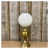 Victorian Style Polished Brass Duplex Burner Table