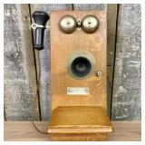 Chicago Telephone Supply Company Antique Oak Wall-