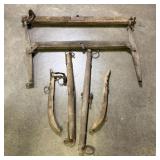 An Assortment of Antique Wood and Iron Horse-Drawn