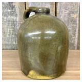 Antique Southern Alkaline-Glazed Stoneware Jug