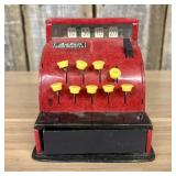 Vintage Aster 9-Key Toy Cash Register with OKP Log