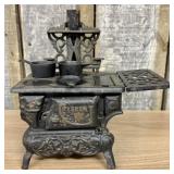 Vintage Crescent Miniature Toy Cook Stove Set
