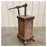 Antique Funks Folding Dash Wood Butter Churn by Ch