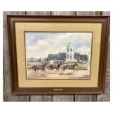 Tony Oswald, Stretch Drive, Signed Print