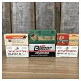 A Lot of Six Boxes of Mixed .22 Caliber Rimfire Am