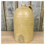 Antique Salt Glazed Stoneware Jug Attributed to Me