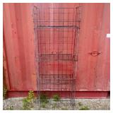 Vintage Industrial Four-Tier Wire Store Display Ra