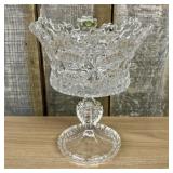 Two-Piece Shannon Crystal Pedestal Compote in the